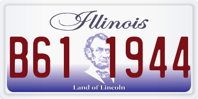 IL license plate B611944