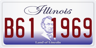 IL license plate B611969