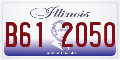 IL license plate B612050
