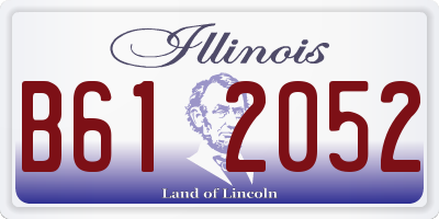 IL license plate B612052