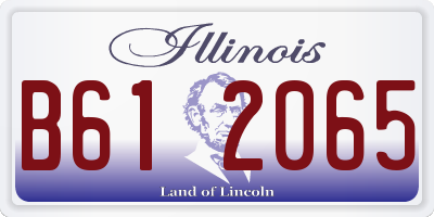 IL license plate B612065