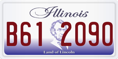 IL license plate B612090