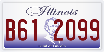 IL license plate B612099