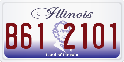 IL license plate B612101