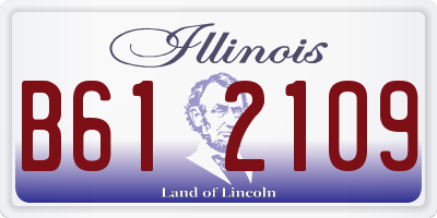 IL license plate B612109