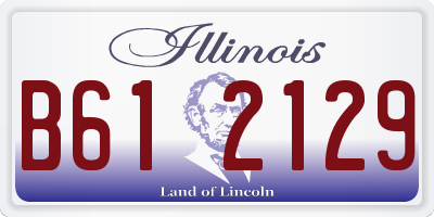 IL license plate B612129