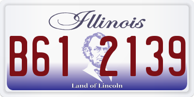 IL license plate B612139