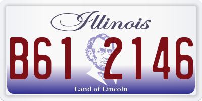 IL license plate B612146