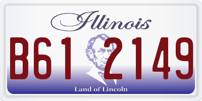 IL license plate B612149