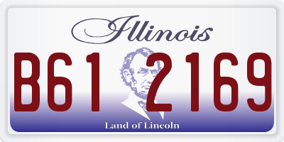 IL license plate B612169
