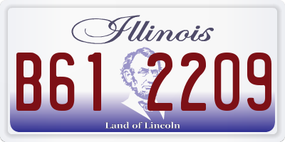 IL license plate B612209