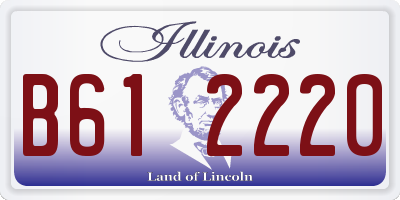 IL license plate B612220