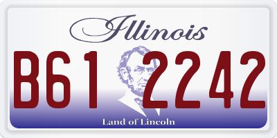 IL license plate B612242