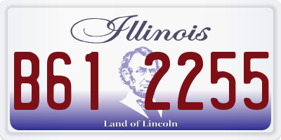 IL license plate B612255