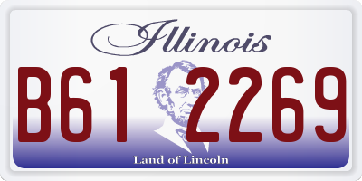 IL license plate B612269