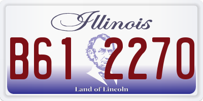 IL license plate B612270