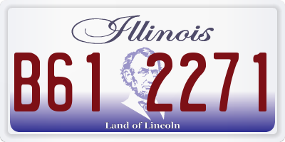 IL license plate B612271