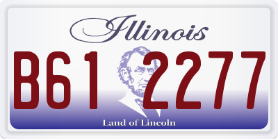 IL license plate B612277