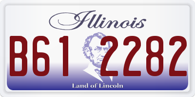 IL license plate B612282