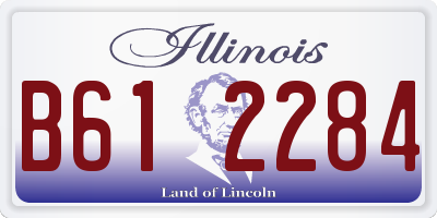 IL license plate B612284