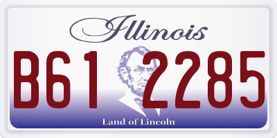 IL license plate B612285