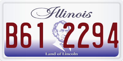 IL license plate B612294