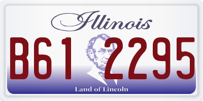 IL license plate B612295