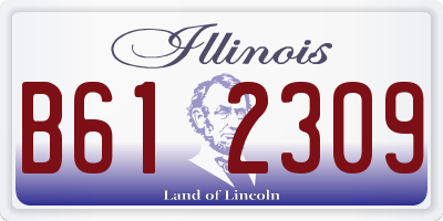 IL license plate B612309
