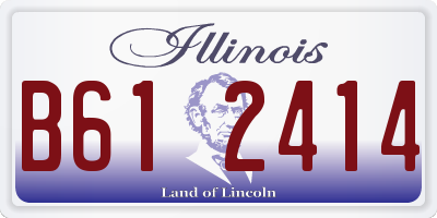 IL license plate B612414