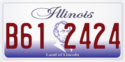 IL license plate B612424