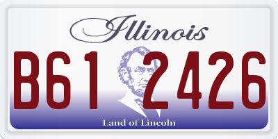 IL license plate B612426