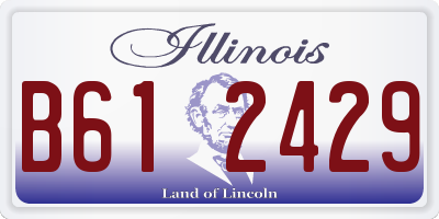 IL license plate B612429