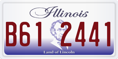 IL license plate B612441