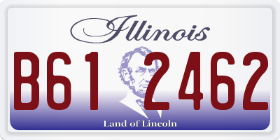 IL license plate B612462