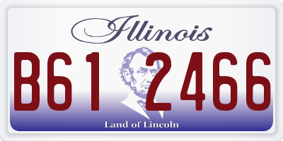 IL license plate B612466