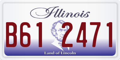 IL license plate B612471