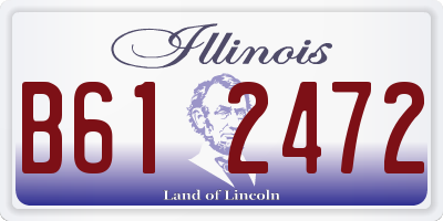 IL license plate B612472