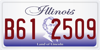 IL license plate B612509