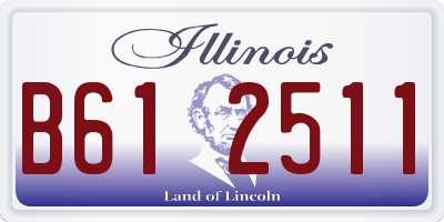 IL license plate B612511