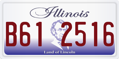 IL license plate B612516