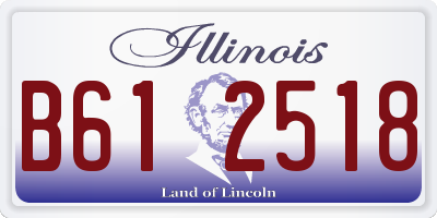 IL license plate B612518