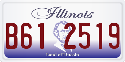 IL license plate B612519