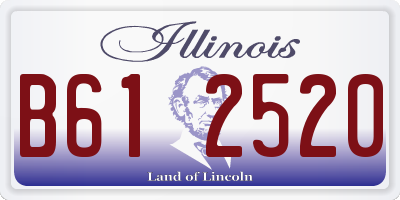 IL license plate B612520