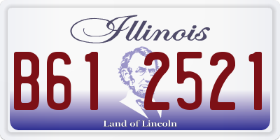 IL license plate B612521