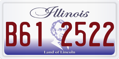 IL license plate B612522