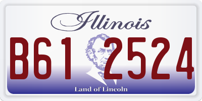 IL license plate B612524