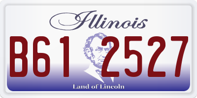 IL license plate B612527