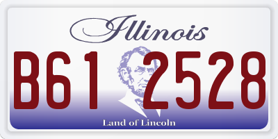 IL license plate B612528