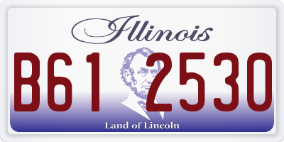 IL license plate B612530