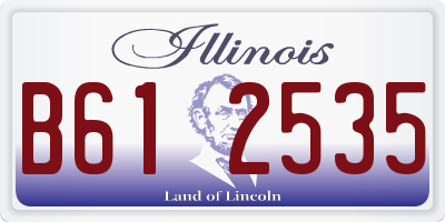 IL license plate B612535